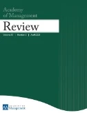 Academy of Management Review